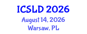 International Conference on Speech and Language Development (ICSLD) August 14, 2026 - Warsaw, Poland
