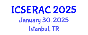 International Conference on Speech Emotion Recognition in Affective Computing (ICSERAC) January 30, 2025 - Istanbul, Turkey