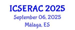International Conference on Speech Emotion Recognition in Affective Computing (ICSERAC) September 06, 2025 - Málaga, Spain