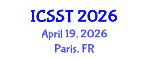 International Conference on Speech Science and Technology (ICSST) April 19, 2026 - Paris, France