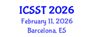 International Conference on Speech Science and Technology (ICSST) February 11, 2026 - Barcelona, Spain