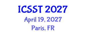International Conference on Speech Science and Technology (ICSST) April 19, 2027 - Paris, France