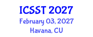 International Conference on Speech Science and Technology (ICSST) February 03, 2027 - Havana, Cuba