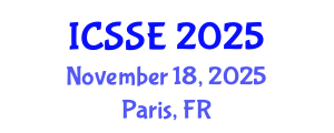 International Conference on Spintronics and Spin Electronics (ICSSE) November 18, 2025 - Paris, France