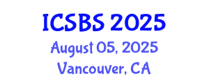 International Conference on Sport and Biomedical Sciences (ICSBS) August 05, 2025 - Vancouver, Canada