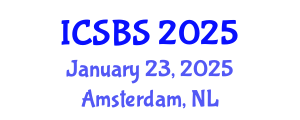 International Conference on Sport and Biomedical Sciences (ICSBS) January 23, 2025 - Amsterdam, Netherlands