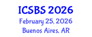 International Conference on Sport and Biomedical Sciences (ICSBS) February 25, 2026 - Buenos Aires, Argentina