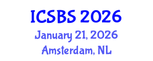 International Conference on Sport and Biomedical Sciences (ICSBS) January 21, 2026 - Amsterdam, Netherlands