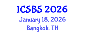 International Conference on Sport and Biomedical Sciences (ICSBS) January 18, 2026 - Bangkok, Thailand
