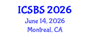 International Conference on Sport and Biomedical Sciences (ICSBS) June 14, 2026 - Montreal, Canada