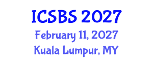 International Conference on Sport and Biomedical Sciences (ICSBS) February 11, 2027 - Kuala Lumpur, Malaysia International Conference on Sport and Biomedical Sciences (ICSBS) February 11, 2027 - Kuala Lumpur, Malaysia