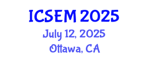 International Conference on Sport and Exercise Medicine (ICSEM) July 12, 2025 - Ottawa, Canada