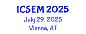 International Conference on Sport and Exercise Medicine (ICSEM) July 29, 2025 - Vienna, Austria
