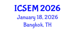 International Conference on Sport and Exercise Medicine (ICSEM) January 18, 2026 - Bangkok, Thailand