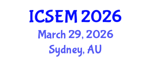 International Conference on Sport and Exercise Medicine (ICSEM) March 29, 2026 - Sydney, Australia