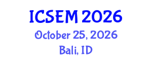 International Conference on Sport and Exercise Medicine (ICSEM) October 25, 2026 - Bali, Indonesia