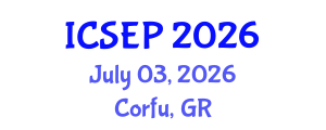 International Conference on Sport and Exercise Psychology (ICSEP) July 03, 2026 - Corfu, Greece International Conference on Sport and Exercise Psychology (ICSEP) July 03, 2026 - Corfu, Greece