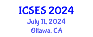 International Conference on Sport and Exercise Science (ICSES) July 11, 2024 - Ottawa, Canada