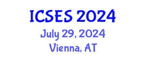 International Conference on Sport and Exercise Science (ICSES) July 29, 2024 - Vienna, Austria