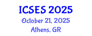 International Conference on Sport and Exercise Science (ICSES) October 21, 2025 - Athens, Greece