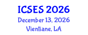 International Conference on Sport and Exercise Science (ICSES) December 13, 2026 - Vientiane, Laos
