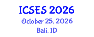 International Conference on Sport and Exercise Science (ICSES) October 25, 2026 - Bali, Indonesia