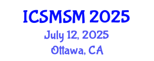 International Conference on Sport Management and Sport Marketing (ICSMSM) July 12, 2025 - Ottawa, Canada