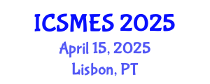International Conference on Sport Medicine and Exercise Science (ICSMES) April 15, 2025 - Lisbon, Portugal