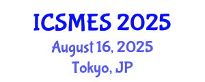 International Conference on Sport Medicine and Exercise Science (ICSMES) August 16, 2025 - Tokyo, Japan