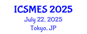 International Conference on Sport Medicine and Exercise Science (ICSMES) July 22, 2025 - Tokyo, Japan