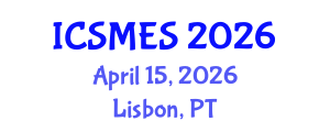 International Conference on Sport Medicine and Exercise Science (ICSMES) April 15, 2026 - Lisbon, Portugal