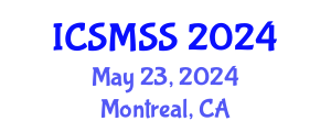 International Conference on Sport Medicine and Sport Science (ICSMSS) May 23, 2024 - Montreal, Canada