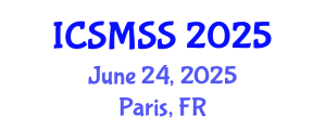 International Conference on Sport Medicine and Sport Science (ICSMSS) June 24, 2025 - Paris, France