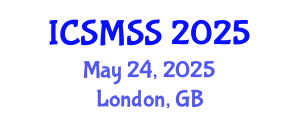 International Conference on Sport Medicine and Sport Science (ICSMSS) May 24, 2025 - London, United Kingdom