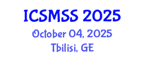 International Conference on Sport Medicine and Sport Science (ICSMSS) October 04, 2025 - Tbilisi, Georgia