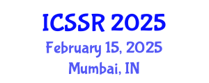 International Conference on Sport Science and Research (ICSSR) February 15, 2025 - Mumbai, India