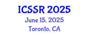 International Conference on Sport Science and Research (ICSSR) June 15, 2025 - Toronto, Canada
