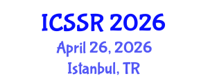 International Conference on Sport Science and Research (ICSSR) April 26, 2026 - Istanbul, Turkey