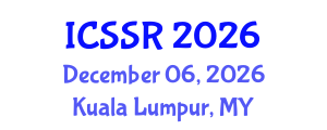 International Conference on Sport Science and Research (ICSSR) December 06, 2026 - Kuala Lumpur, Malaysia International Conference on Sport Science and Research (ICSSR) December 06, 2026 - Kuala Lumpur, Malaysia