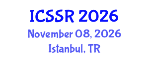 International Conference on Sport Science and Research (ICSSR) November 08, 2026 - Istanbul, Turkey