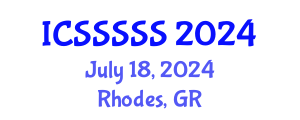 International Conference on Sport Science and Social Sciences in Sport (ICSSSSS) July 18, 2024 - Rhodes, Greece