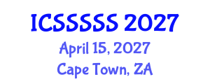 International Conference on Sport Science and Social Sciences in Sport (ICSSSSS) April 15, 2027 - Cape Town, South Africa International Conference on Sport Science and Social Sciences in Sport (ICSSSSS) April 15, 2027 - Cape Town, South Africa