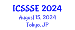 International Conference on Sport Science and Sports Engineering (ICSSSE) August 15, 2024 - Tokyo, Japan
