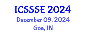 International Conference on Sport Science and Sports Engineering (ICSSSE) December 09, 2024 - Goa, India