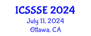 International Conference on Sport Science and Sports Engineering (ICSSSE) July 11, 2024 - Ottawa, Canada