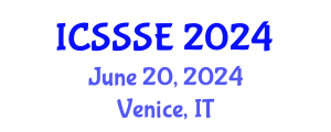 International Conference on Sport Science and Sports Engineering (ICSSSE) June 20, 2024 - Venice, Italy