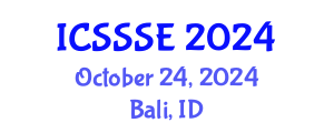 International Conference on Sport Science and Sports Engineering (ICSSSE) October 24, 2024 - Bali, Indonesia
