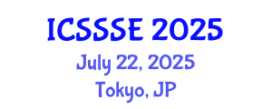 International Conference on Sport Science and Sports Engineering (ICSSSE) July 22, 2025 - Tokyo, Japan