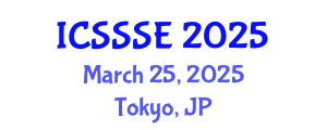 International Conference on Sport Science and Sports Engineering (ICSSSE) March 25, 2025 - Tokyo, Japan