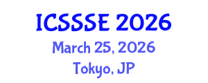 International Conference on Sport Science and Sports Engineering (ICSSSE) March 25, 2026 - Tokyo, Japan